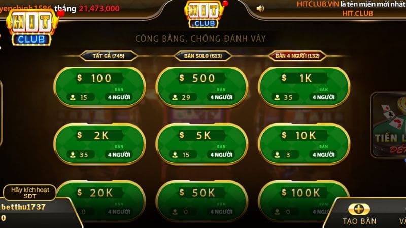 Giới thiệu về game Tiến lên đếm lá của HitClub